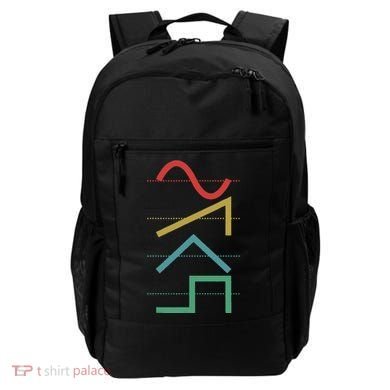 Vintage Analog Synthesizer Techno Waveform Synth Nerd Backpack