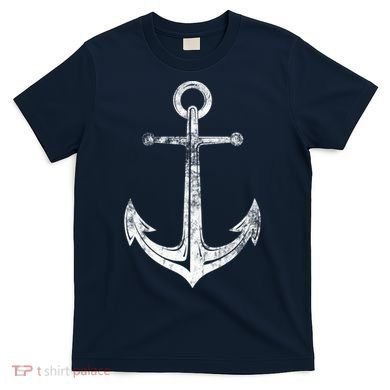 Vintage Anchor Summer Sailing Design T-Shirt