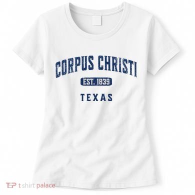 Vintage Athletic Souvenir Visit Corpus Christi Texas Women's T-Shirt