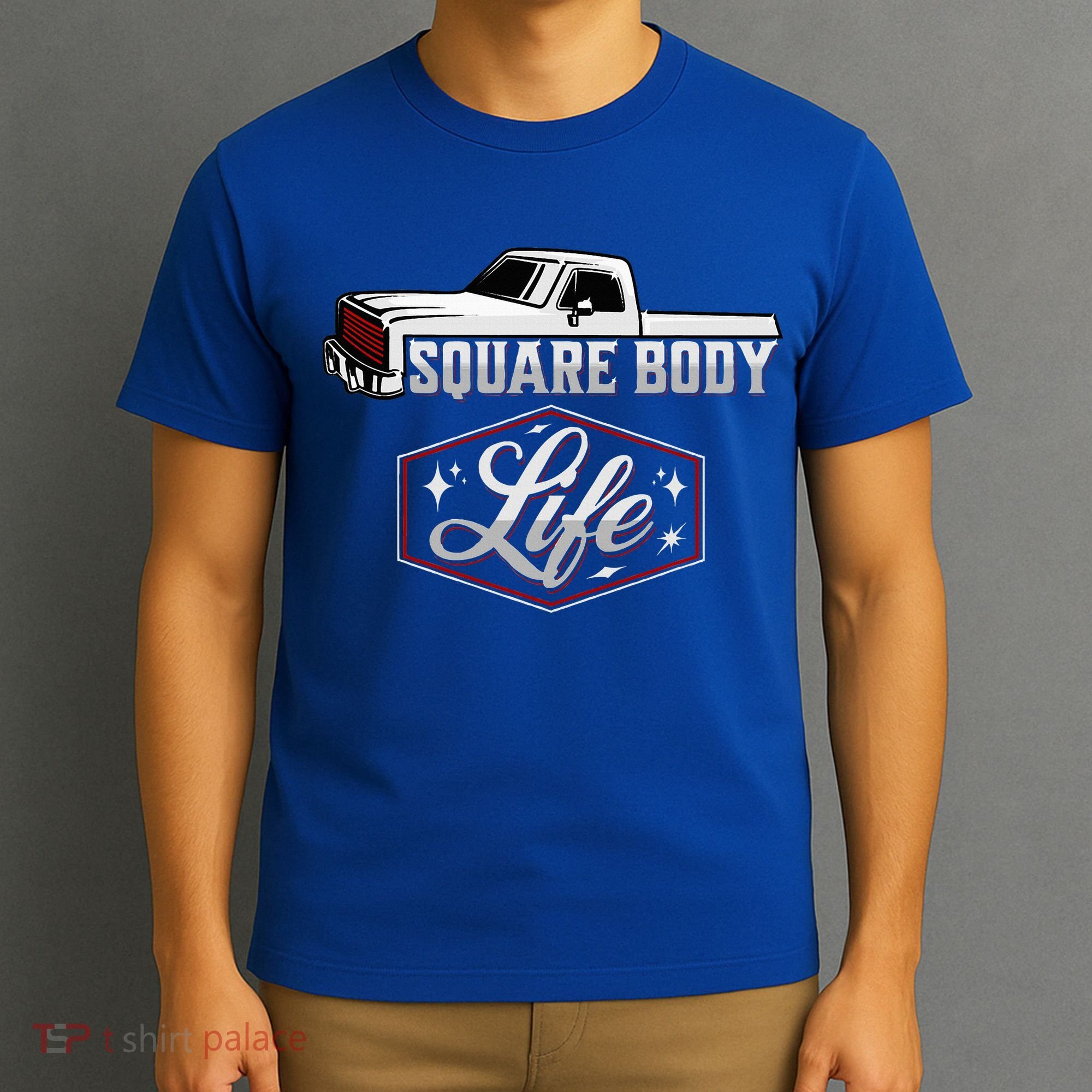 Vintage American Square Body Truck 4x4 Mud Trucks T-Shirt