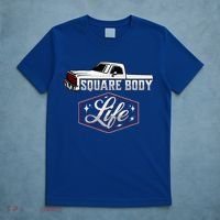 Vintage American Square Body Truck 4x4 Mud Trucks T-Shirt thumb 5