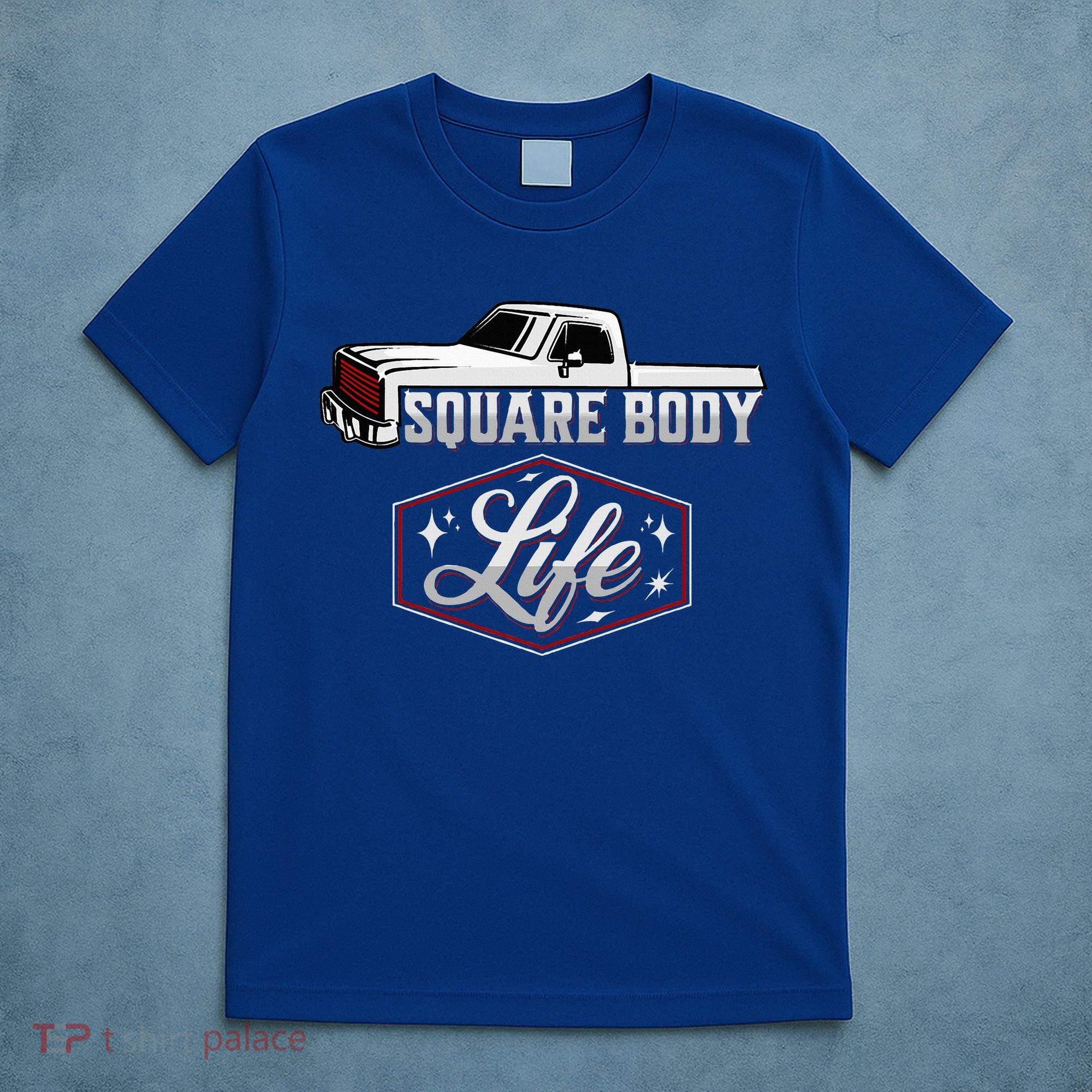 Vintage American Square Body Truck 4x4 Mud Trucks T-Shirt