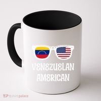 Venezuelan American Sunglasses Usa Venezuela Flags Gift Coffee Mug thumb 0