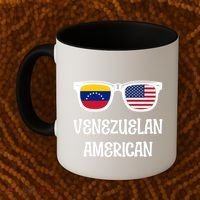 Venezuelan American Sunglasses Usa Venezuela Flags Gift Coffee Mug thumb 2
