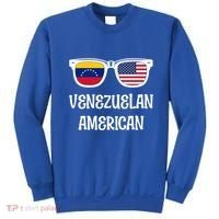 Venezuelan American Sunglasses Usa Venezuela Flags Gift Sweatshirt thumb 0