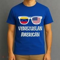 Venezuelan American Sunglasses Usa Venezuela Flags Gift T-Shirt thumb 3