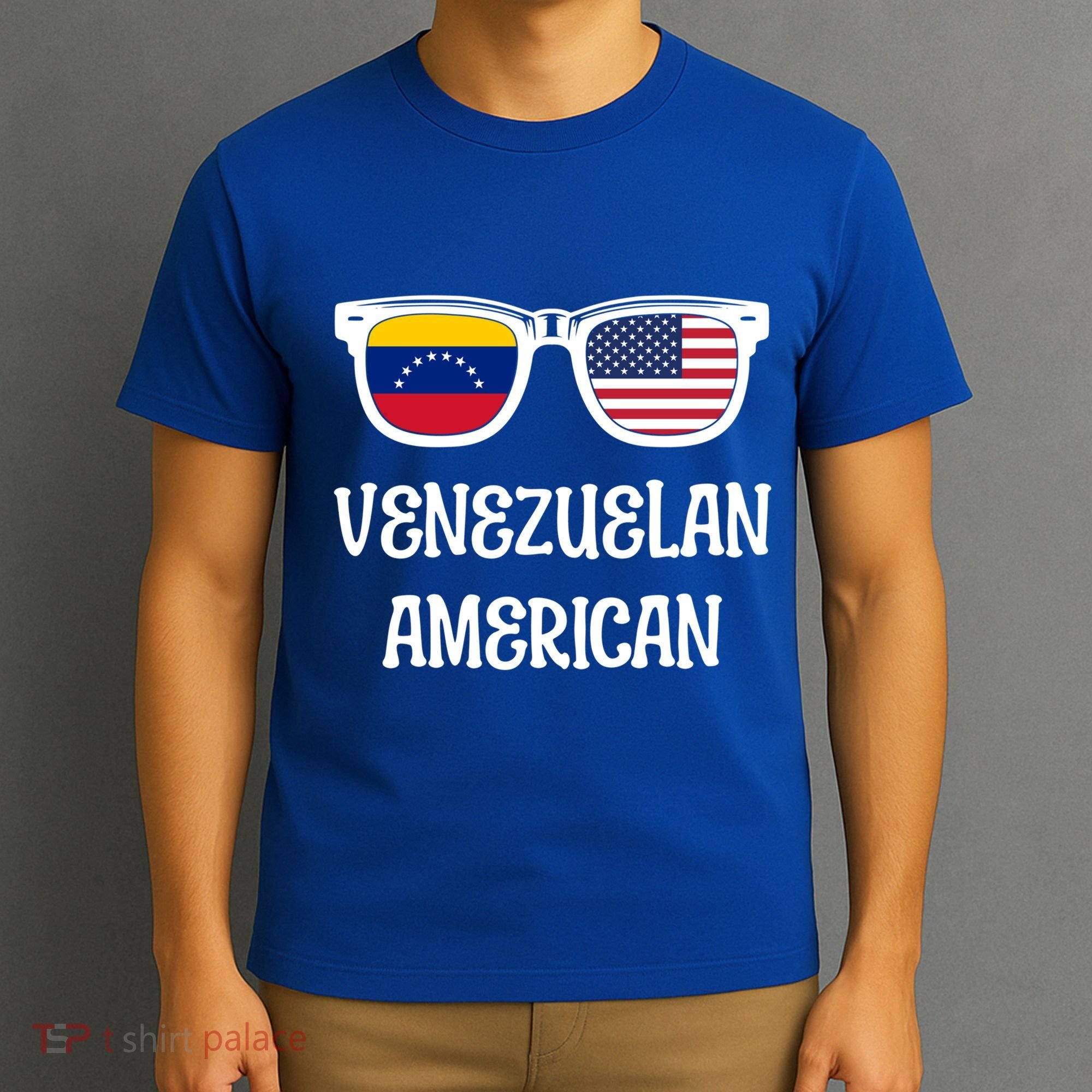 Venezuelan American Sunglasses Usa Venezuela Flags Gift T-Shirt