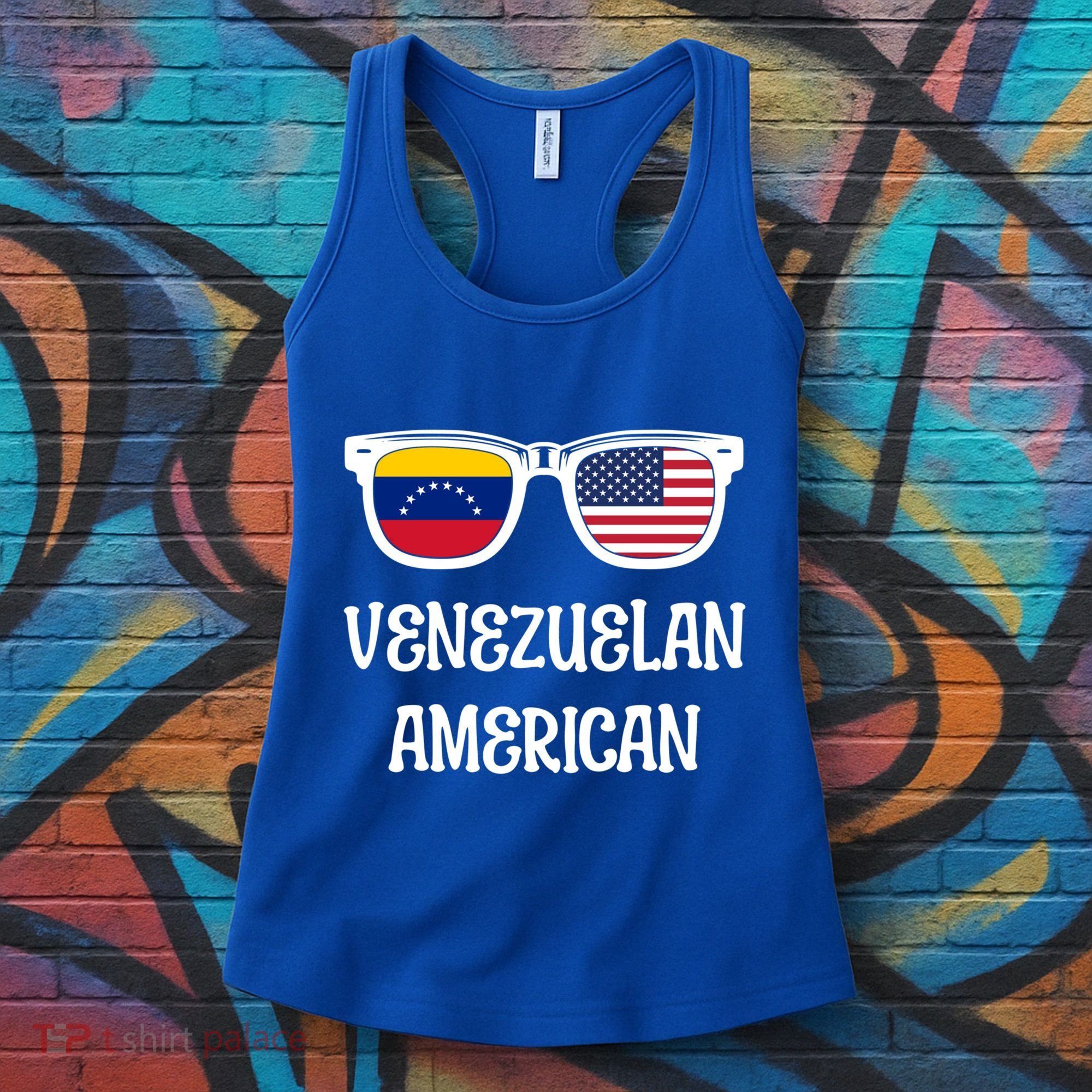 Venezuelan American Sunglasses Usa Venezuela Flags Gift Women's Tank Top