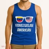 Venezuelan American Sunglasses Usa Venezuela Flags Gift Tank Top thumb 3