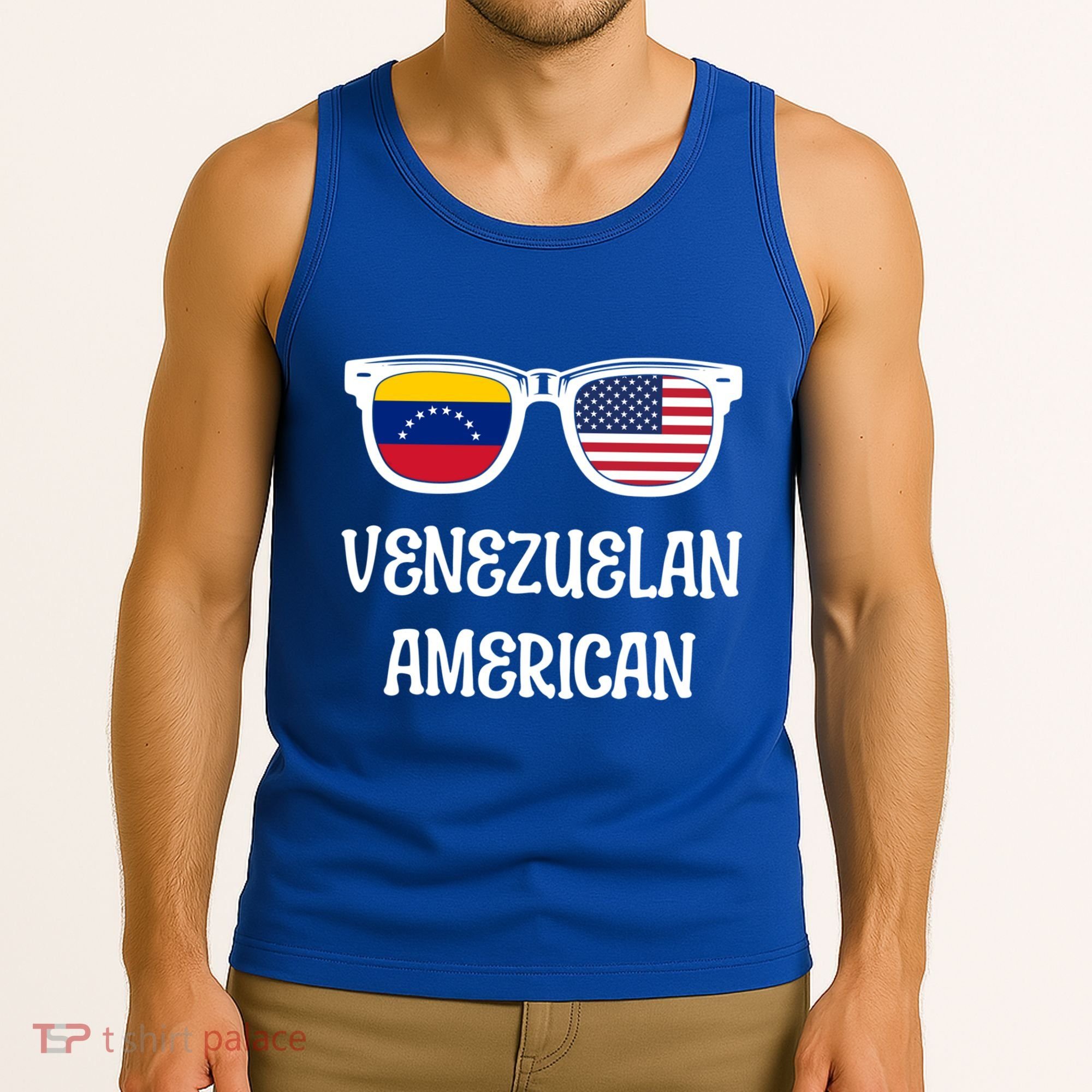 Venezuelan American Sunglasses Usa Venezuela Flags Gift Tank Top