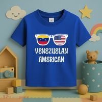 Venezuelan American Sunglasses Usa Venezuela Flags Gift Toddler T-Shirt thumb 3