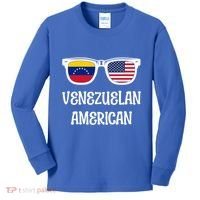 Venezuelan American Sunglasses Usa Venezuela Flags Gift Kids Long Sleeve Shirt thumb 0