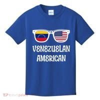 Venezuelan American Sunglasses Usa Venezuela Flags Gift Kids T-Shirt thumb 0