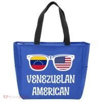 Venezuelan American Sunglasses Usa Venezuela Flags Gift Tote Bag thumb 0
