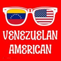 Venezuelan American Sunglasses Usa Venezuela Flags Gift Santa Hat thumb 1