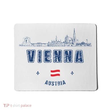 Vienna Austria Travel Vintage Mousepad