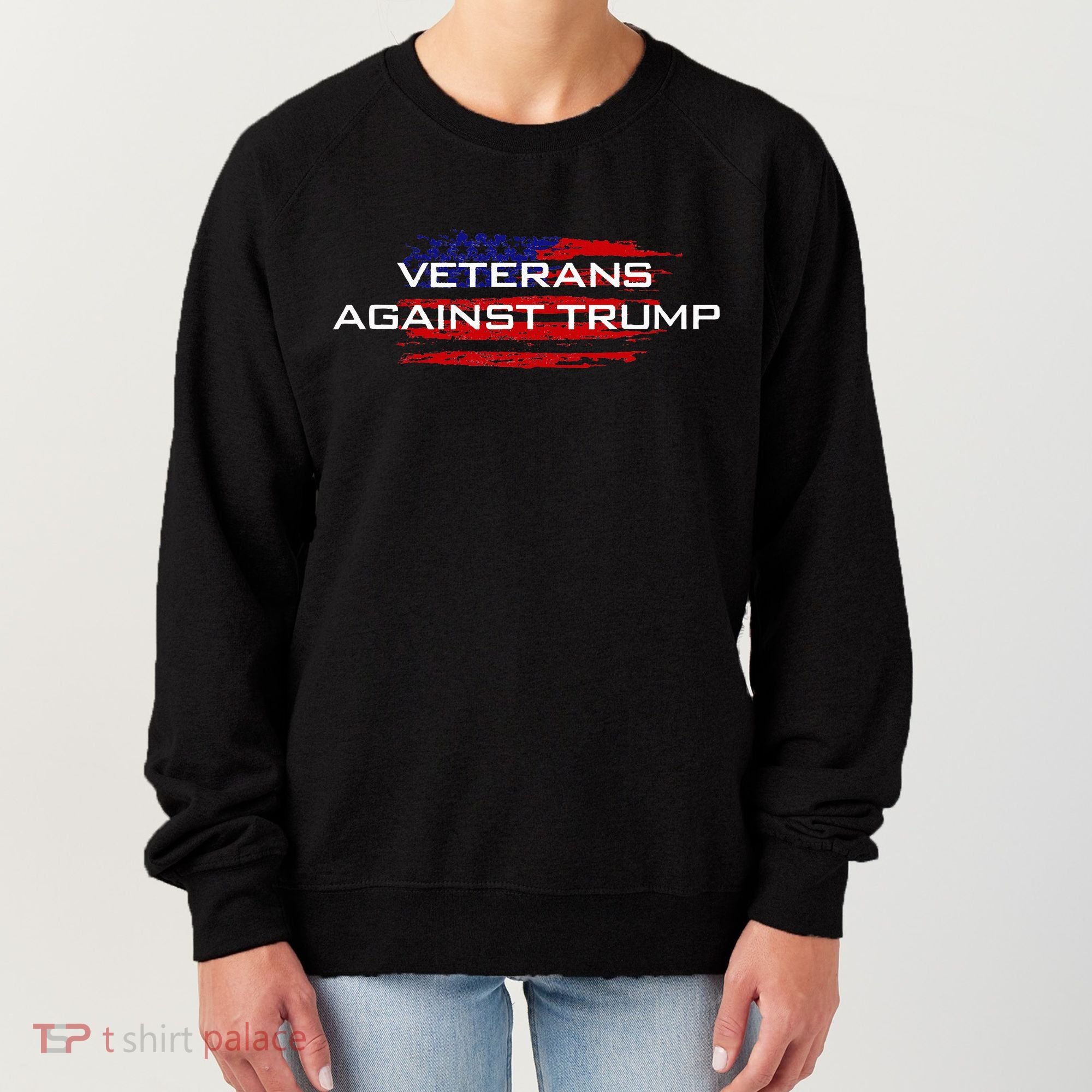 Veterans Against Trump Anti Trump Women's Sweatshirt