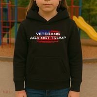 Veterans Against Trump Anti Trump Kids Hoodie thumb 3