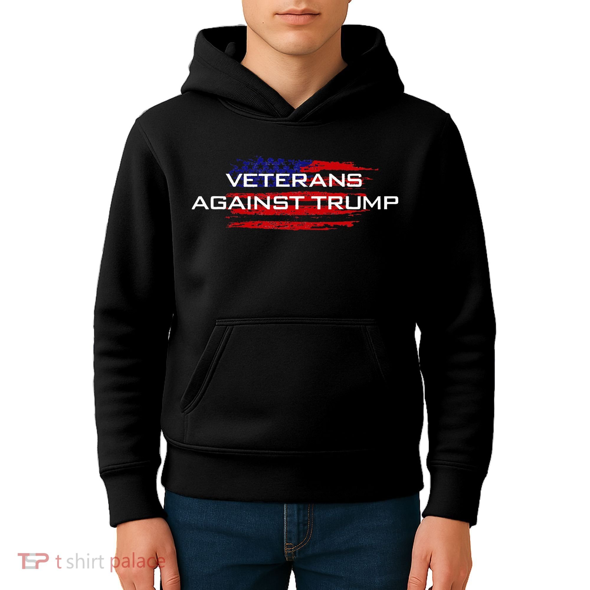 Veterans Against Trump Anti Trump Kids Hoodie
