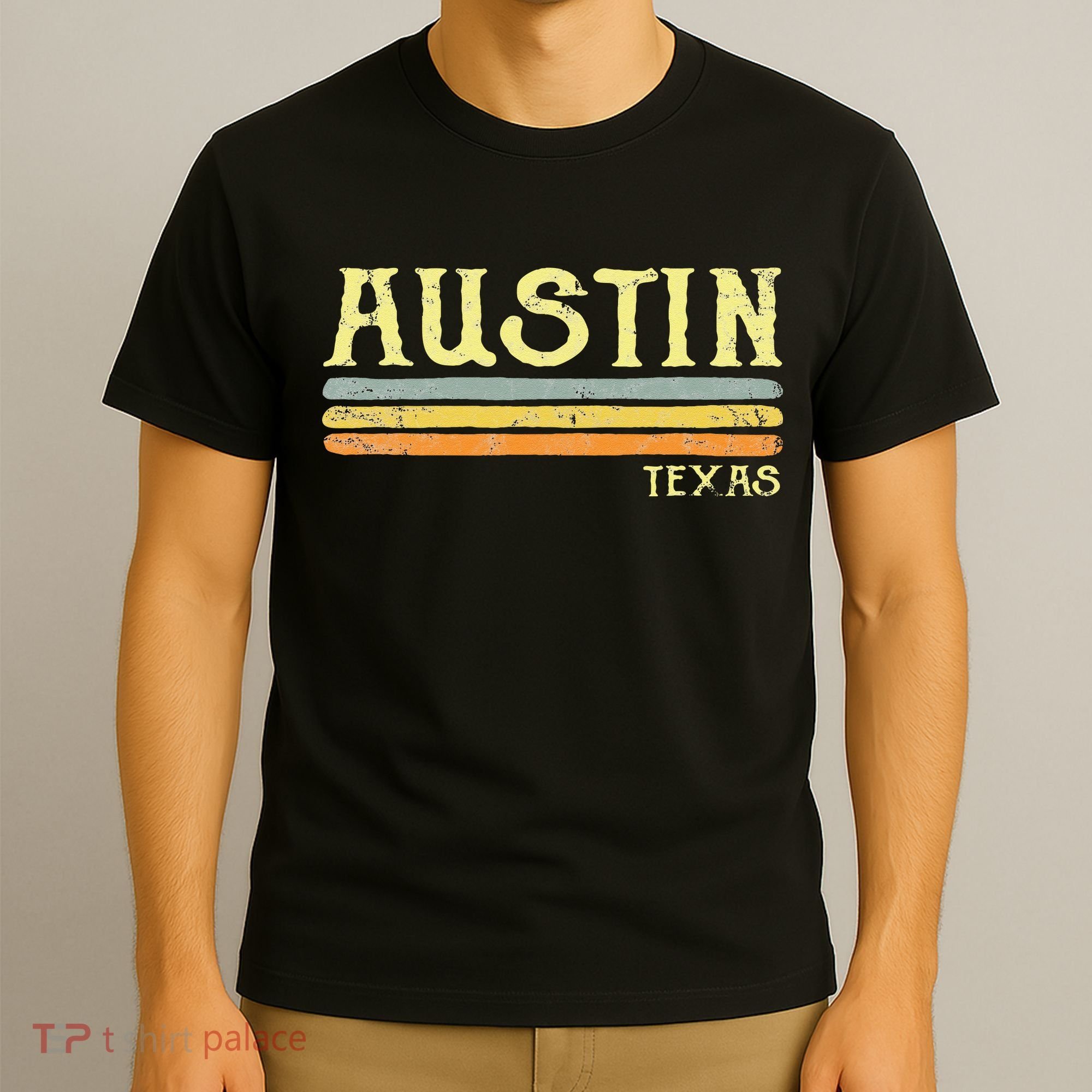 Vintage Austin Texas Tx Retro Love Gift Souvenir T-Shirt