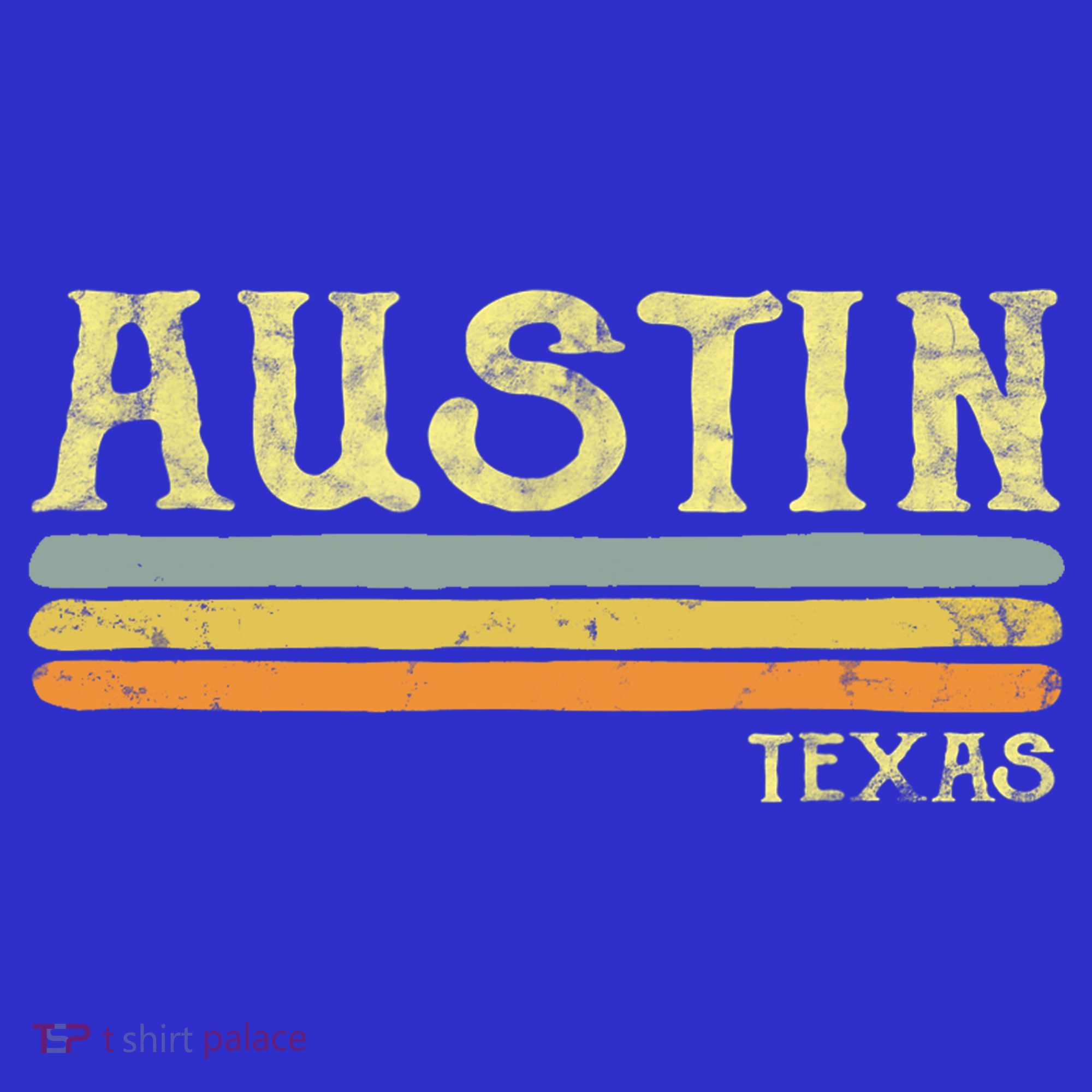 Vintage Austin Texas Tx Cute Gift Retro Love Gift Souvenir T-Shirt