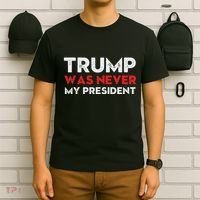 Vintage Anti Trump Was Never My President Trump Lost 8645 T-Shirt thumb 6