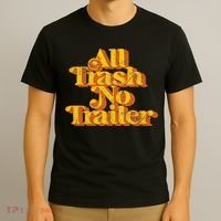 Vintage All Trash No Trailer Funny Country Pride Retro 70S T-Shirt thumb 3