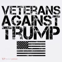 Veterans Against Trump Vintage Patriotic Flag Protest T-Shirt thumb 7