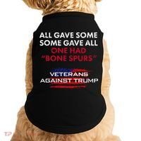 Veterans Anti Trump Draft Dodger Bone Spurs For Vets Doggie Tank thumb 0