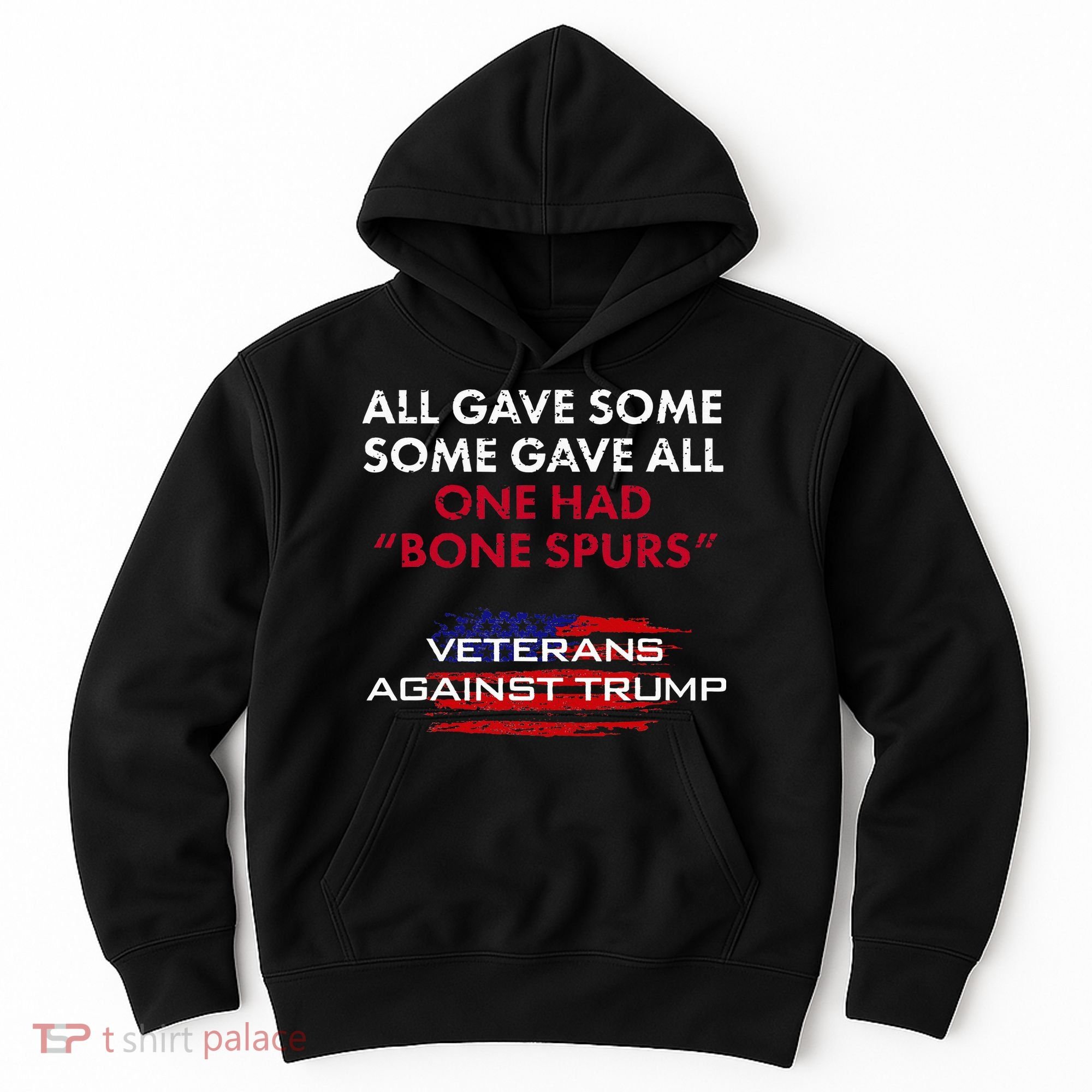 Veterans Anti Trump Draft Dodger Bone Spurs For Vets Hoodie