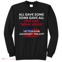 Veterans Anti Trump Draft Dodger Bone Spurs For Vets Sweatshirt thumb 0
