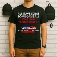 Veterans Anti Trump Draft Dodger Bone Spurs For Vets T-Shirt thumb 6