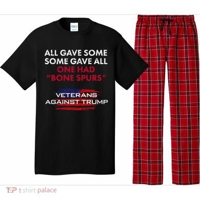 Veterans Anti Trump Draft Dodger Bone Spurs For Vets Pajama Set