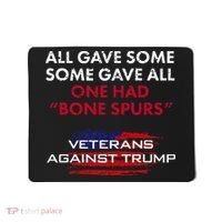 Veterans Anti Trump Draft Dodger Bone Spurs For Vets Mousepad thumb 0