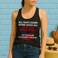 Veterans Anti Trump Draft Dodger Bone Spurs For Vets Women's Tank Top thumb 2