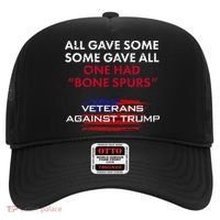 Veterans Anti Trump Draft Dodger Bone Spurs For Vets Hat thumb 0