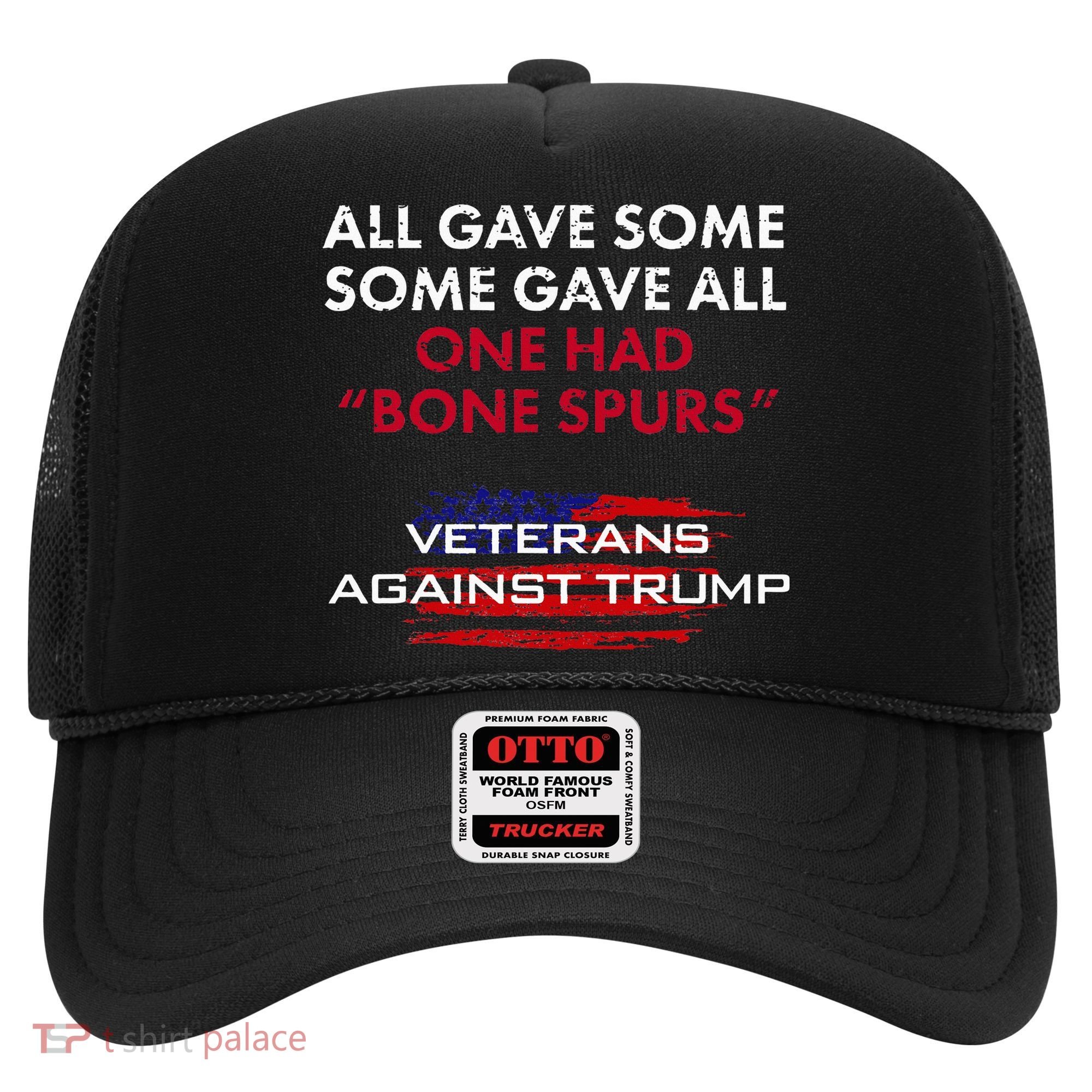 Veterans Anti Trump Draft Dodger Bone Spurs For Vets Hat
