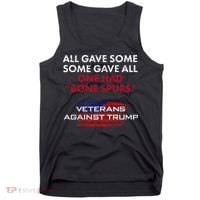 Veterans Anti Trump Draft Dodger Bone Spurs For Vets Tank Top thumb 0