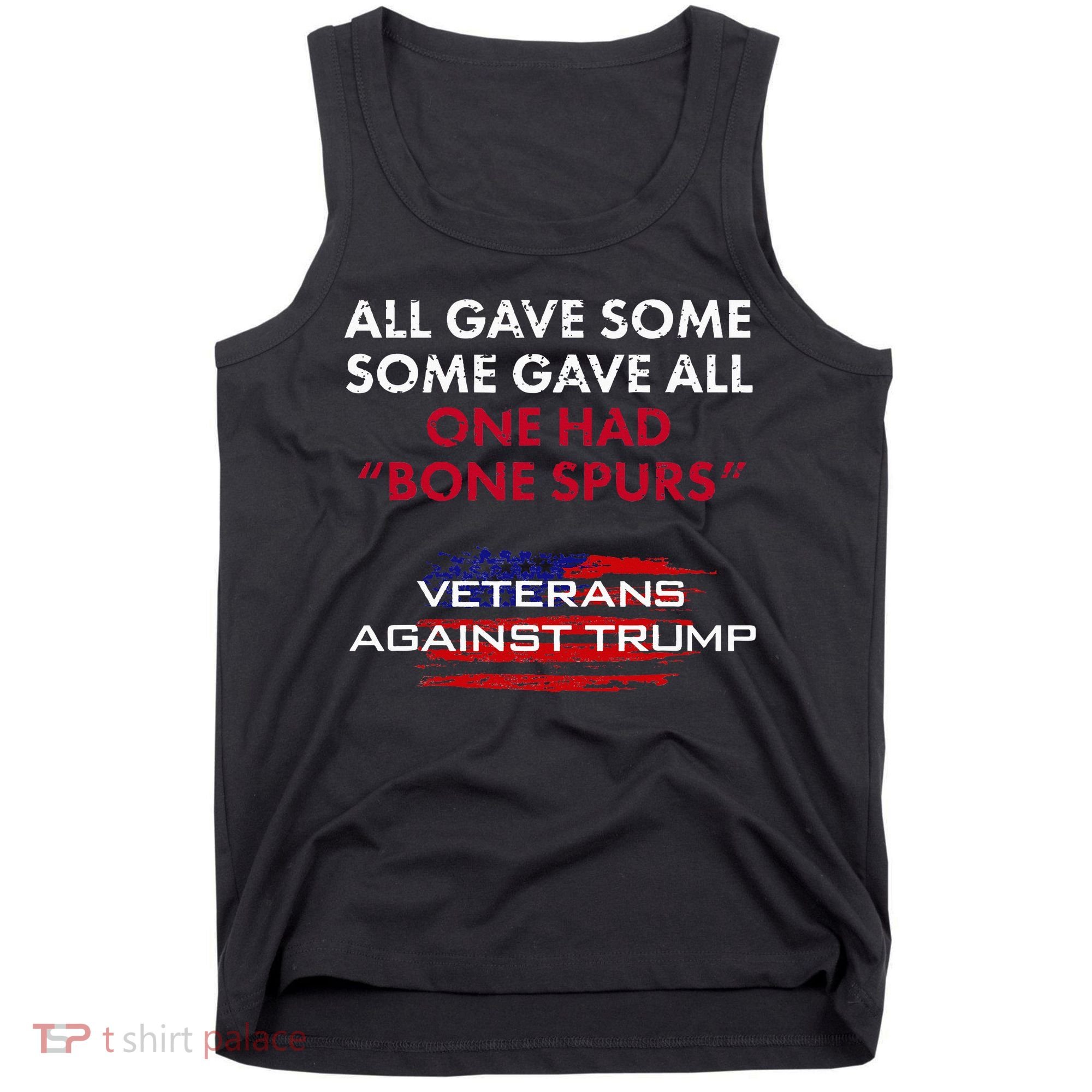 Veterans Anti Trump Draft Dodger Bone Spurs For Vets Tank Top