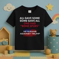 Veterans Anti Trump Draft Dodger Bone Spurs For Vets Toddler T-Shirt thumb 3