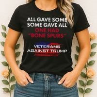 Veterans Anti Trump Draft Dodger Bone Spurs For Vets Women's T-Shirt thumb 2