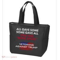 Veterans Anti Trump Draft Dodger Bone Spurs For Vets Tote Bag thumb 3