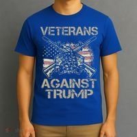 Veterans Against Trump Military Anti Trump Vet T-Shirt thumb 3
