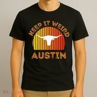 Vintage Austin TX Distressed Keep It Weird Texas T-Shirt thumb 3