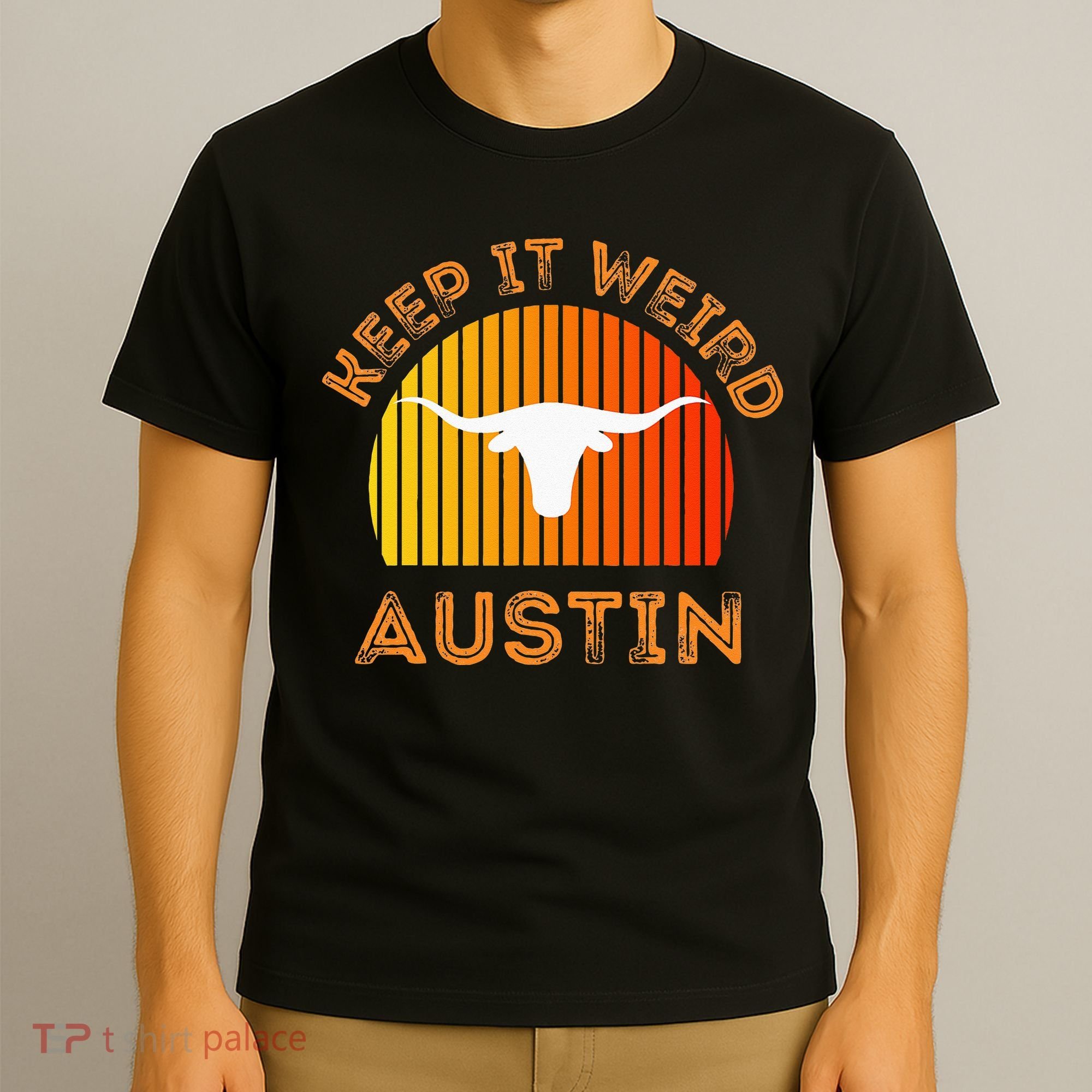Vintage Austin TX Distressed Keep It Weird Texas T-Shirt