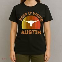 Vintage Austin TX Distressed Keep It Weird Texas T-Shirt thumb 4