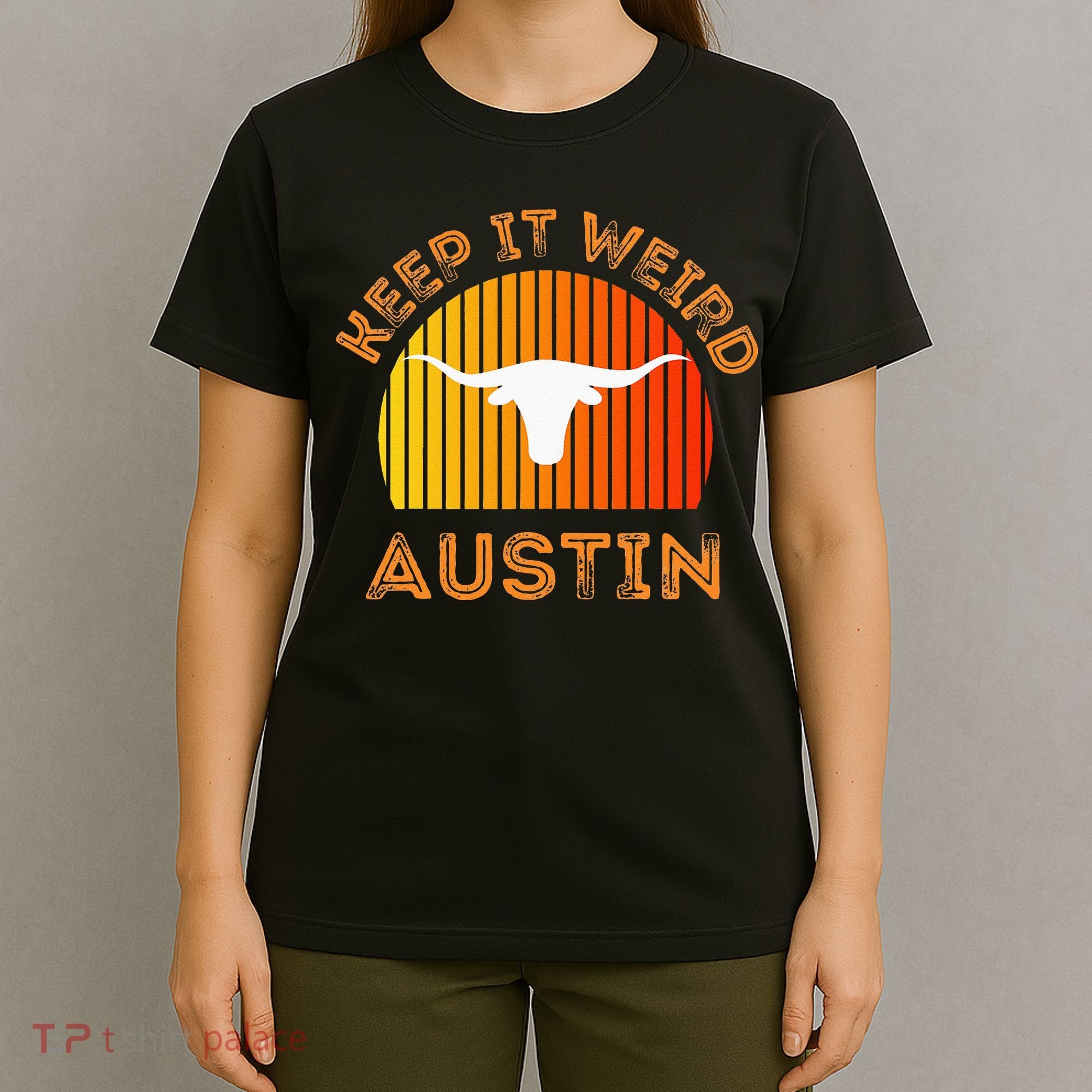 Vintage Austin TX Distressed Keep It Weird Texas T-Shirt