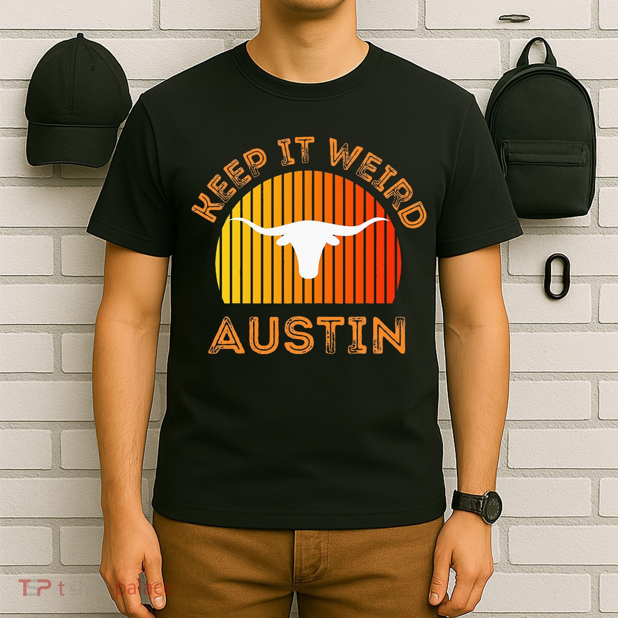 Vintage Austin TX Distressed Keep It Weird Texas T-Shirt