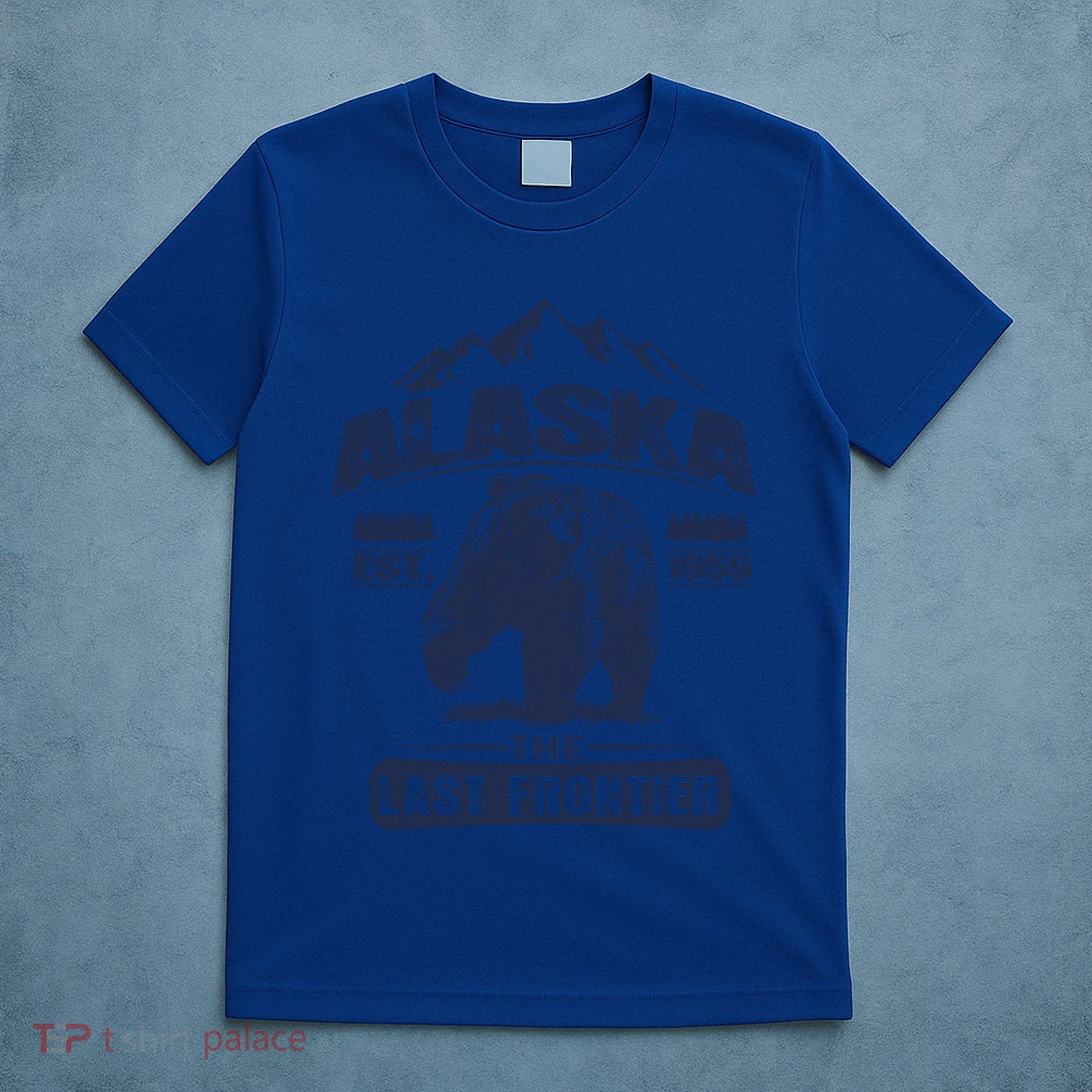 Vintage Alaska The Last Frontier Bear Alaska Gift T-Shirt