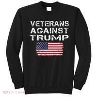 Veterans Against Trump Military Vets Oppose Trump Sweatshirt thumb 0